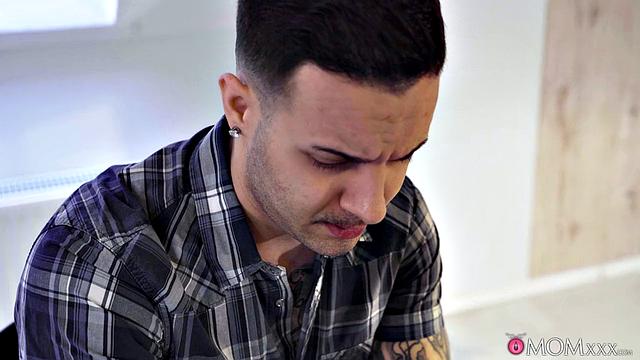 Big Tits MILF and Student