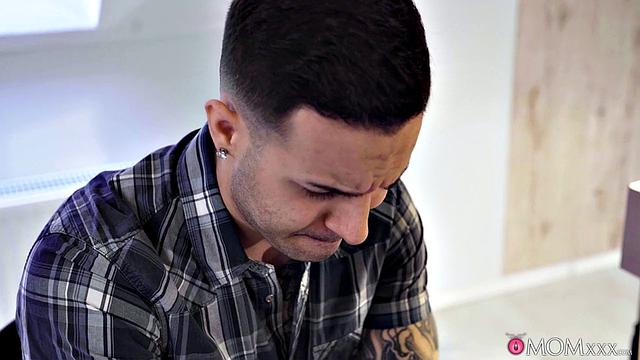 Big Tits MILF and Student