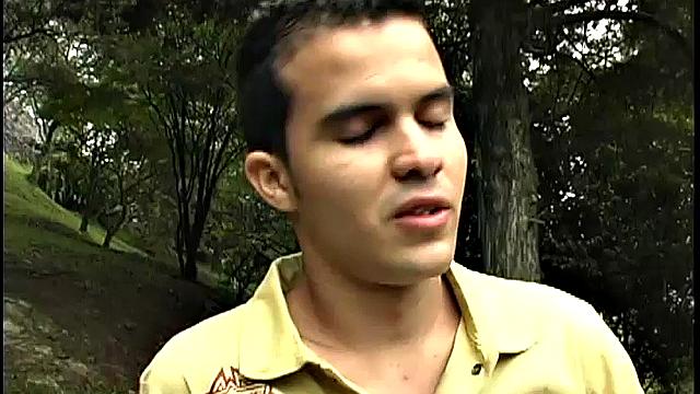 These young Latinos hit the bed and it isn't long before the clothes are flying off. Big uncut dick gets sucked and cock-hungry hole is licked, before both are ready to fuck.