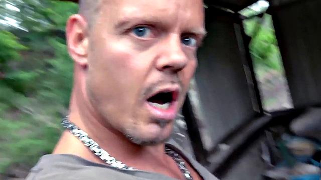 Petite public babe POV fucked outdoors on 1st sex date