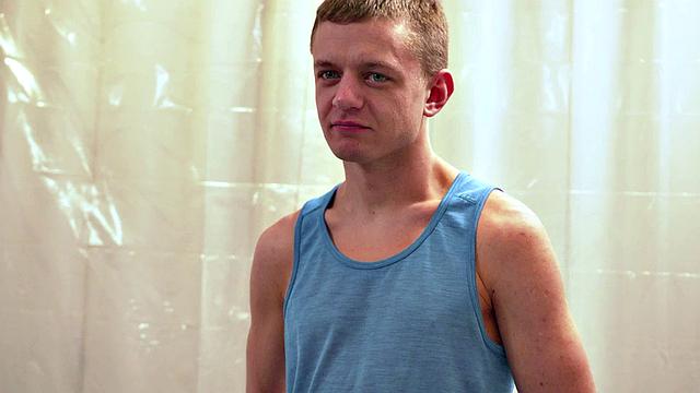 Gay daddy ass drilled and toyed by petite twink