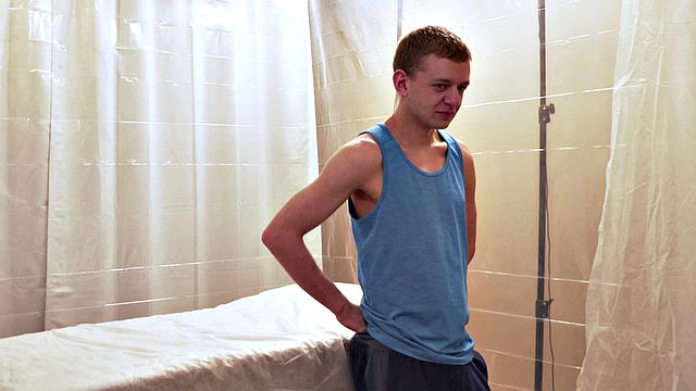 Gay daddy ass drilled and toyed by petite twink