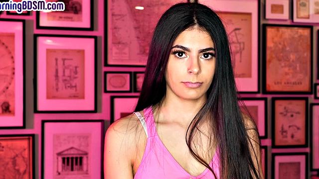 BDSM bae fucked by huge dick in wet pussy