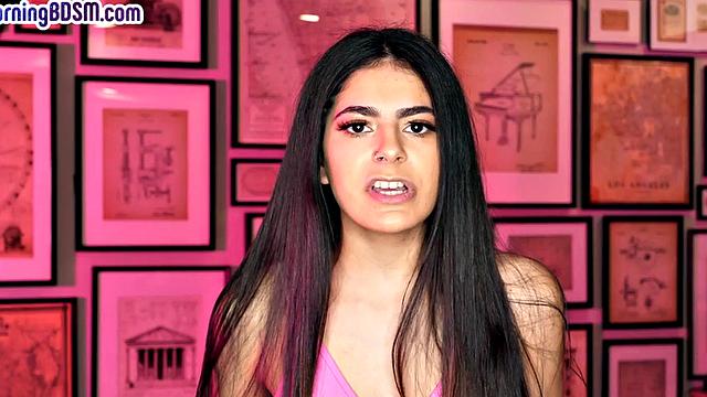 BDSM bae fucked by huge dick in wet pussy