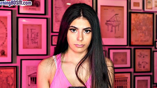 BDSM bae fucked by huge dick in wet pussy