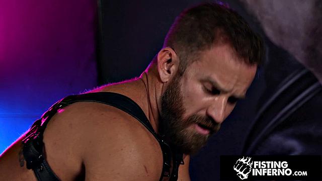 Hairy Daddy Fist Fucks Eager Bottom - FistingInferno