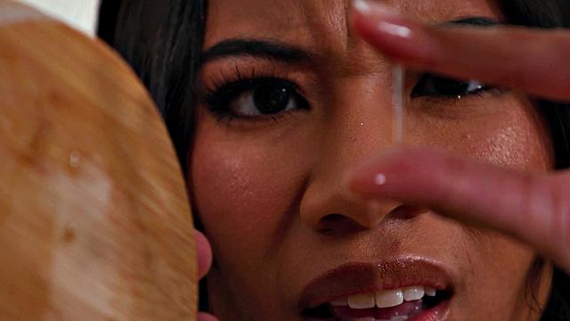 NURU MASSAGE - Cute Ebony Ameena Green Gives Her First NURU And It's VERY Naughty