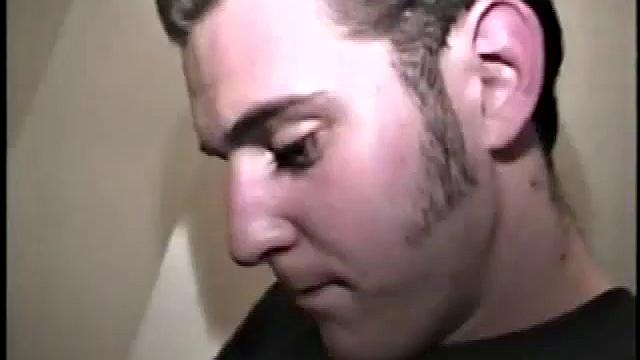 This scene effectively creates the illusion of sneaking up on a dude jacking off. Donatello spreads his porn magazine on the washer and gets down to business.