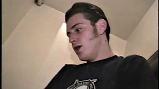 This scene effectively creates the illusion of sneaking up on a dude jacking off. Donatello spreads his porn magazine on the washer and gets down to business.