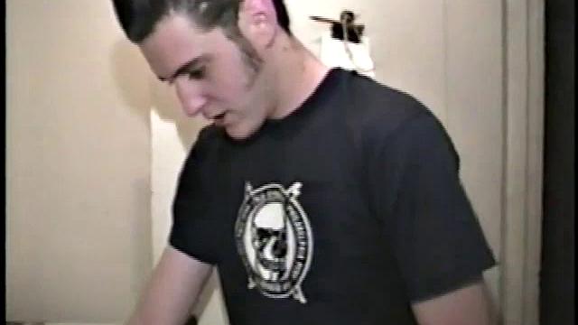 This scene effectively creates the illusion of sneaking up on a dude jacking off. Donatello spreads his porn magazine on the washer and gets down to business.