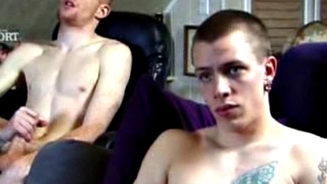 Str8 Tristian and Shane Jerking Off