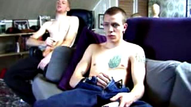 Str8 Tristian and Shane Jerking Off