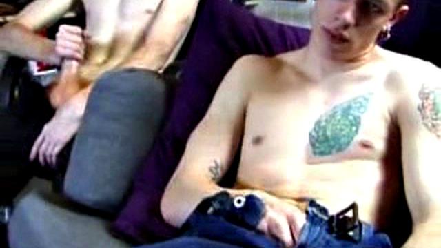 Str8 Tristian and Shane Jerking Off
