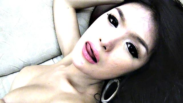 Ericka in black stockings and heels