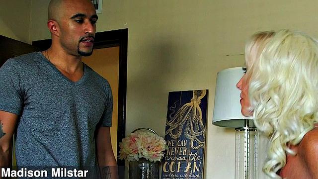 A big, black cock makes Madison happy