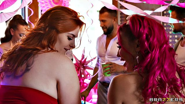 Lily's Amazing Birthday Gangbang