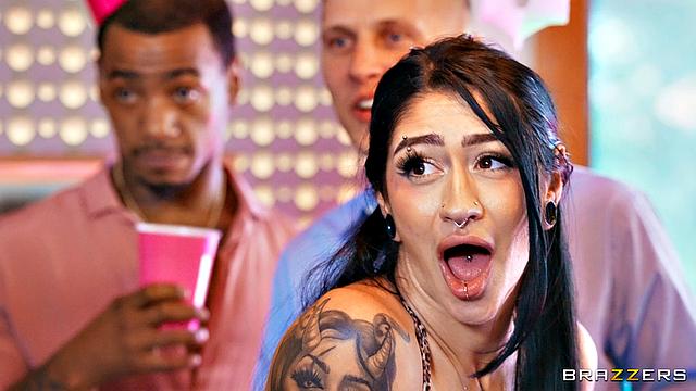 Lily's Amazing Birthday Gangbang