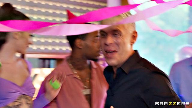 Lily's Amazing Birthday Gangbang