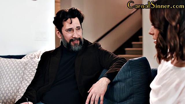 Sweet babe pussypounded by DILF