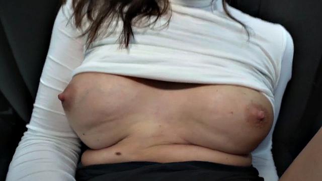 Cute babe with perfect body fucks driver for free ride