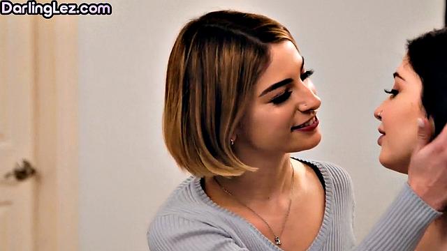 Hot 21yo lesbians pussylicking each other