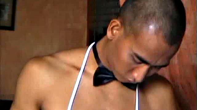 Horny Asian stud buttfucking lucky lover