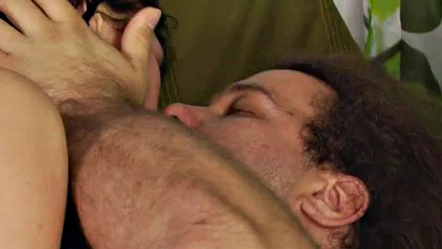 Dude gets deepthroated and then strapon