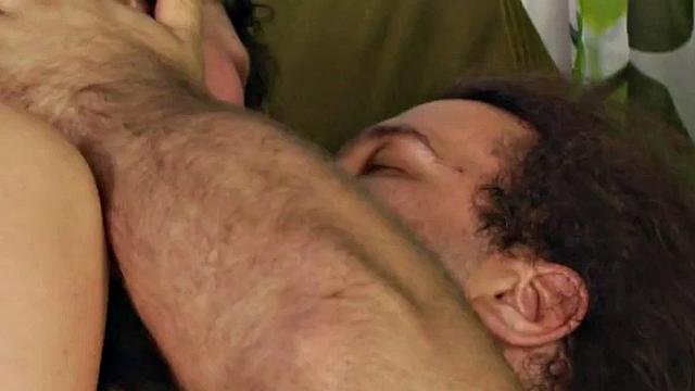 Dude gets deepthroated and then strapon