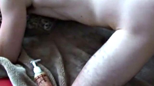 Amateur German stud barebacked in ass by BF after massage