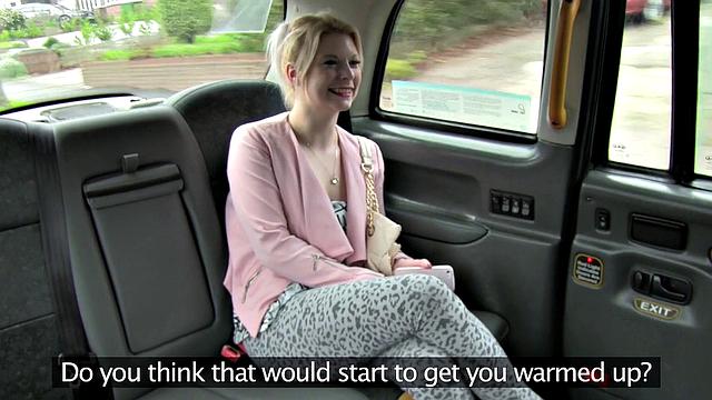 Get ready to get aching for this hot blonde babe's bra and handjob skills