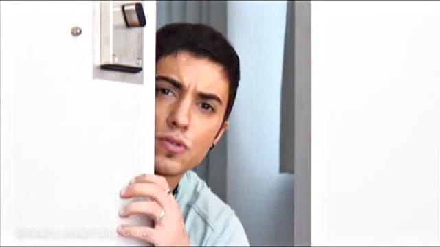 Hugo and Daniel start kissing, and David likes it so much he strips off his clothes, revealing bulging biceps, tattooed arms and a cock that immediately intrigues Hugo. He wants David's dick. No, he wants David, period. And, he gets him.