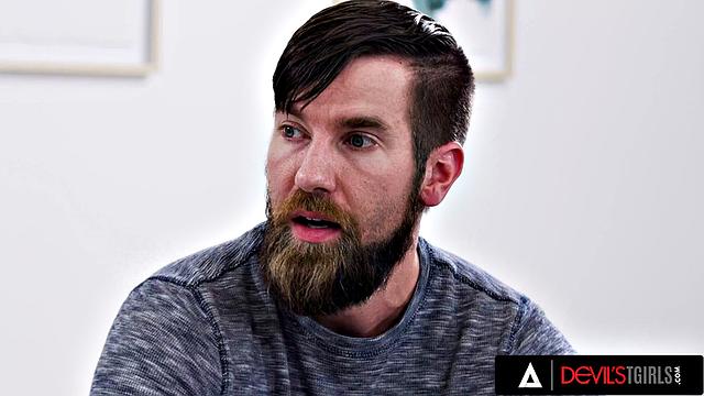 DEVILS TGIRLS - Gorgeous Trans Ariel Demure Gets Tight Ass Plumbed By A Big Dick