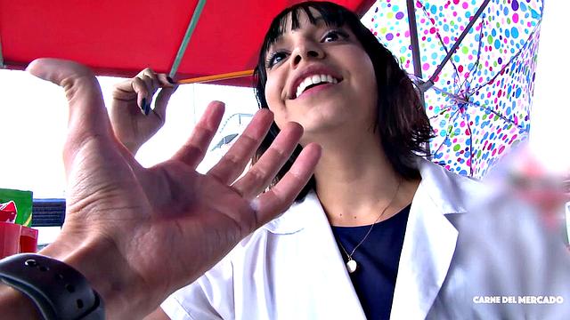 Latina gets fucked & facial