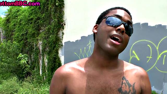 Real ebony thug picked up and public fucked outdoors