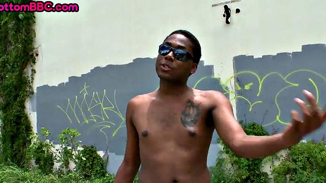 Real ebony thug picked up and public fucked outdoors