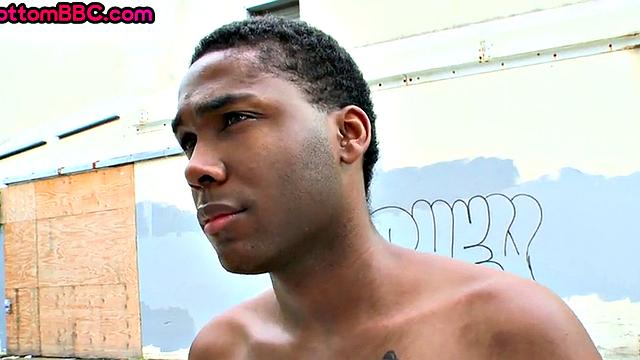 Real ebony thug picked up and public fucked outdoors