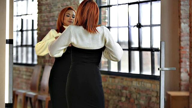 21 NATURALS - Stunning Redhead Veronica Leal Gets Hot Cum In Her Mouth After Office Anal