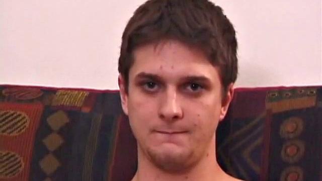 After getting totally naked, Jamie begins jerking off. The young man shows off his own cock, and then starts stroking with determination. Jamie finishes with a giant cum spurt onto his face.