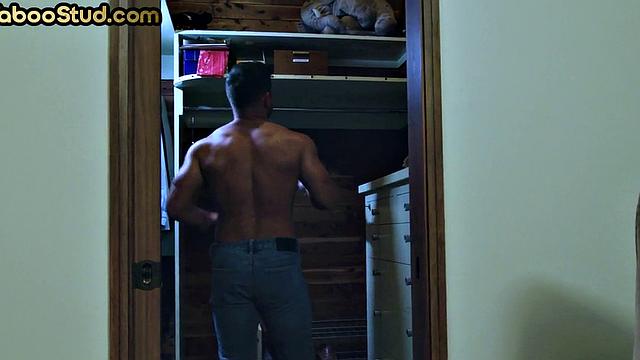 Taboo stud bareback smashed by stepbrother at home