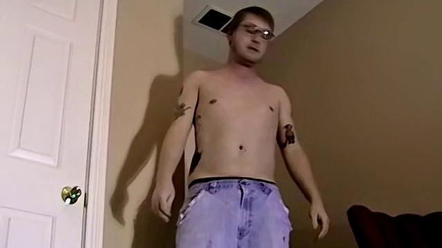 watch jack stroke his cock and show off for the camera