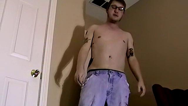 watch jack stroke his cock and show off for the camera