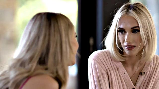 MOMMY'S GIRL - MILF Pristine Edge Has Passionate Sex On Kitchen Counter With Teen Assistant