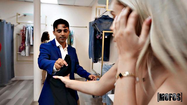 Shopping Makes Her Horny