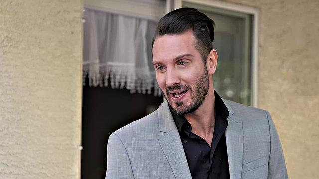 Jasmine Wilde skinny dips in neighbor's hot tub and gets caught masturbating!