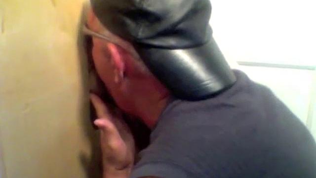 Married Leather Daddy At The Glory Hole