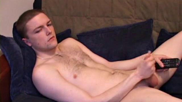 Young Axel Strokes Meat