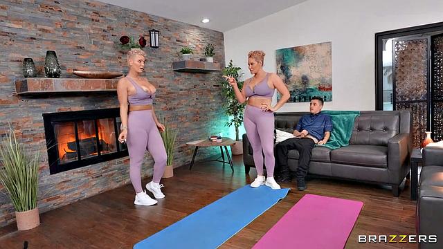 Fucking The MILF And Her Lookalike Coach