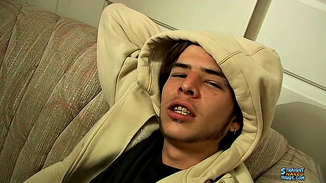 Inked Bad Boy Gabriel Busts A Nut - Gabriel