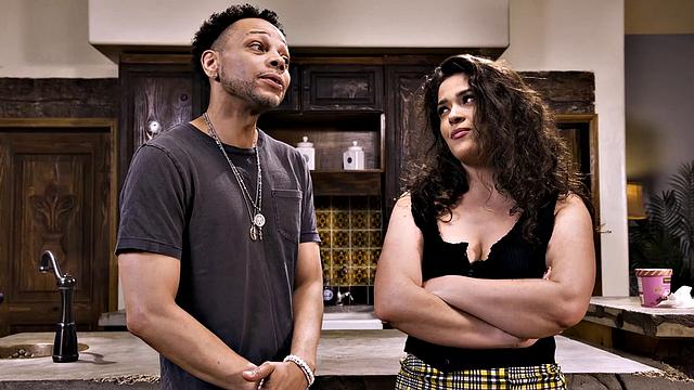 ADULT TIME - Desperate For Dick Victoria Voxxx Fucks Roommate So She Can FINALLY Cum!