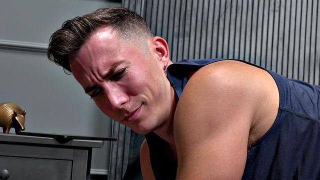 Rimjb stud begs BF to fuck greedy ass till cumshot